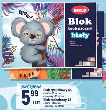 Intermarche Blok rysunkowy A3/Blok techniczny A3 oferta