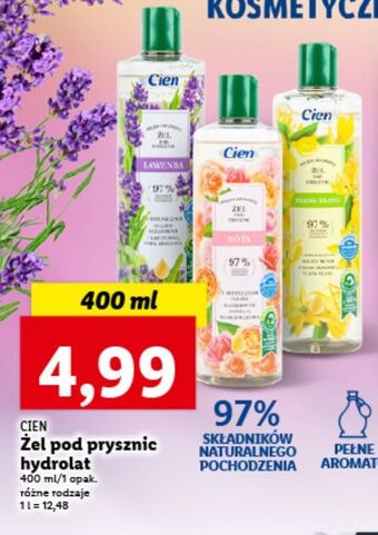 Lidl Żel pod prysznic lawenda cien oferta