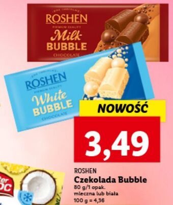 Lidl Czekolada milk bubble roshen oferta