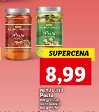 Lidl Pesto rosso melissa primo gusto oferta