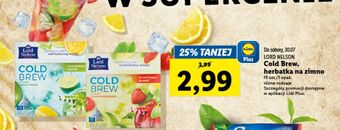 Lidl Herbatka na zimno truskawkowe mojito lord nelson cold brew oferta