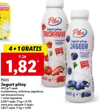 Lidl Jogurt brzoskwinia pilos oferta