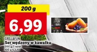 Lidl Ser parzony wędzony w kawałku grill and fun oferta