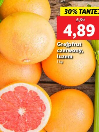Lidl Grapefruit czerwony oferta