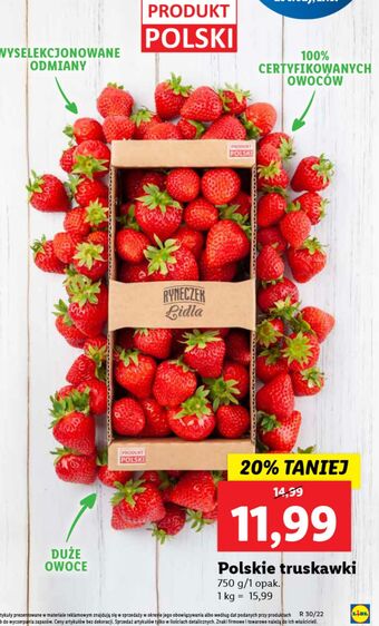 Lidl Truskawki oferta
