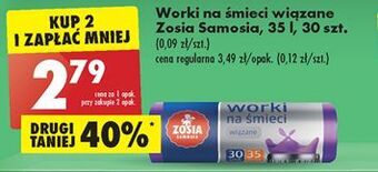 Biedronka Worki na śmieci 35 l zosia samosia oferta