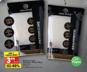 Biedronka Makaron konjac spaghetti asia style oferta
