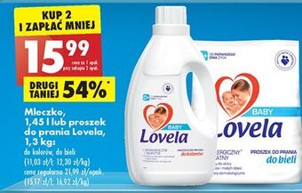 Biedronka Proszek do prania bieli lovela baby oferta