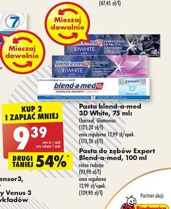 Biedronka Pasta do zębów healthy white blend-a-med complete protect expert oferta