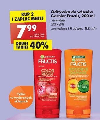 Biedronka Odżywka do włosów garnier fructis goodbye damage oferta
