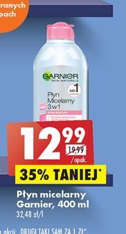 Biedronka Płyn micelarny do skóry wrażliwej garnier skin naturals oferta