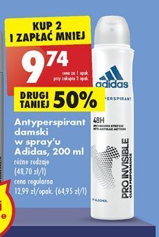 Biedronka Dezodorant adidas pro invisible oferta