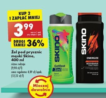 Biedronka Żel pod prysznic energize skino oferta