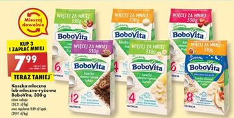 Biedronka Kaszka mleczno-ryżowa malina bobovita oferta