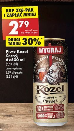 Biedronka Piwo kozel cerny oferta