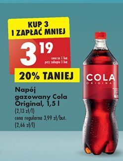Biedronka Napój cola original oferta