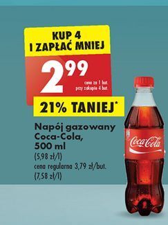 Biedronka Napój coca-cola oferta