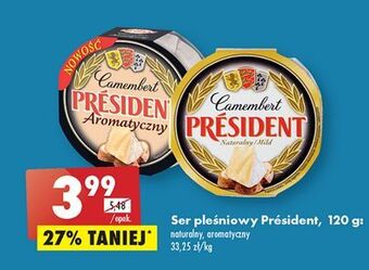 Biedronka Ser camembert naturalny president oferta