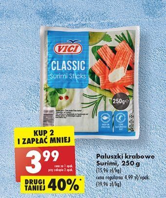 Biedronka Paluszki krabowe surimi vici oferta
