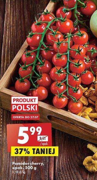 Biedronka Pomidory cherry gałązka oferta