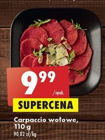 Biedronka Carpaccio wołowe oferta