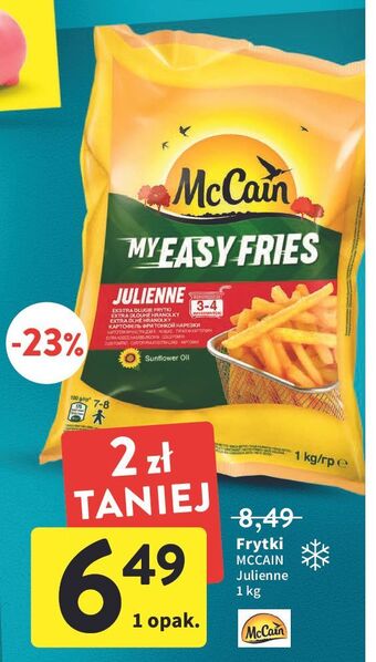 Intermarche Frytki karbowane mccain my easy fries oferta