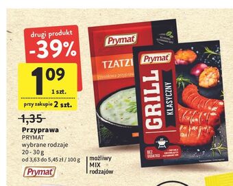 Intermarche Przyprawa tzatziki prymat oferta