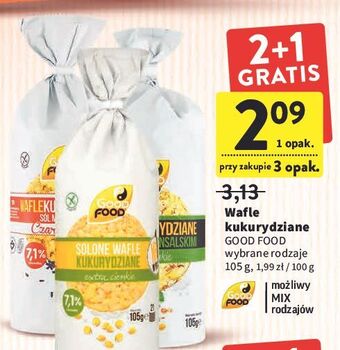 Intermarche Wafle kukurydziane z ziołami prowansalskimi good food oferta