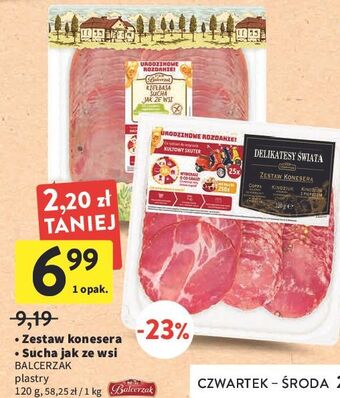 Intermarche Zestaw konesera plastry balcerzak oferta