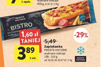 Intermarche Zapiekanka po wiejsku z kiełbasą i kiszonym ogórkiem iglotex proste historie bistro oferta