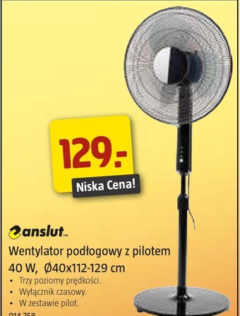 Wentylator anslut
