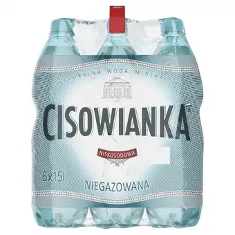 bi1 Cisowianka naturalna woda mineralna niegazowana niskosodowa 6 x 1,5 l oferta