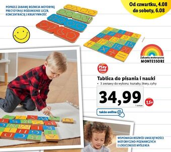 Lidl Tablica do pisania i nauki playtive oferta