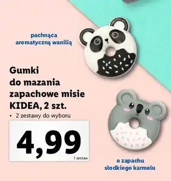 Lidl Gumki misie zapachowe kidea oferta