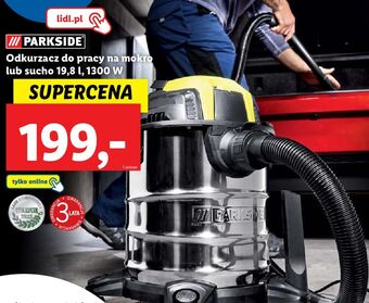 Lidl Odkurzacz do pracy na mokro i sucho 1300w parkside oferta