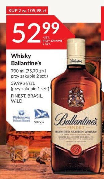 Stokrotka Whisky Ballantine's 700 ml oferta