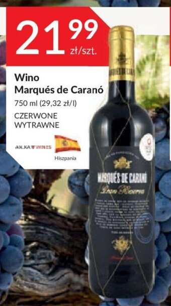 Wino Marques de Carano 750 ml