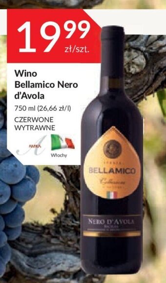 Stokrotka Wino Bellamico Nero d'Avola 750 ml oferta