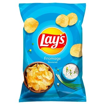 Słoneczko Lay's chipsy ziemniaczane o smaku śmietankowego serka z ziołami 140 g oferta