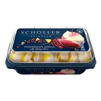 Delikatesy Centrum Schöller sorbet z granatu i lody waniliowe z sosem pomarańczowym 1 l oferta