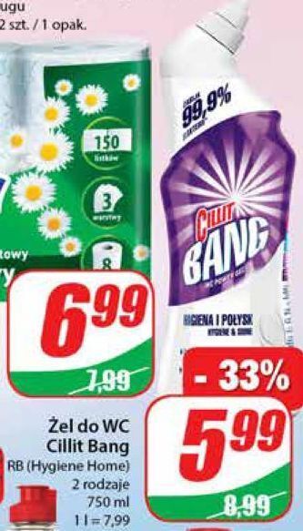 Dino Żel do wc higiena i połysk cillit bang oferta