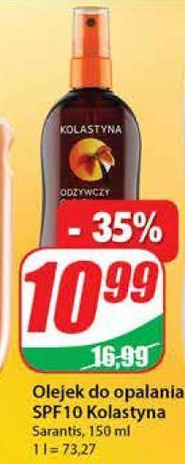 Dino Olejek do opalania spf 10 kolastyna protect beauty oferta