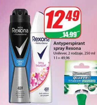 Dino Antyperspirant rexona men cobalt dry oferta