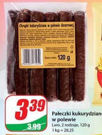 Dino Chrupki kukurydziane w polewie czekoladowej deserowe laro oferta