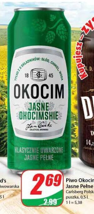 Dino Piwo okocim jasne okocimskie oferta