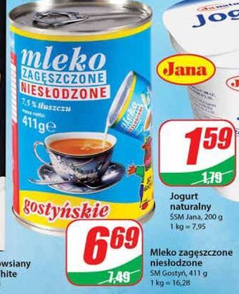 Dino Mleko zagęszczone niesłodzone gostyń oferta