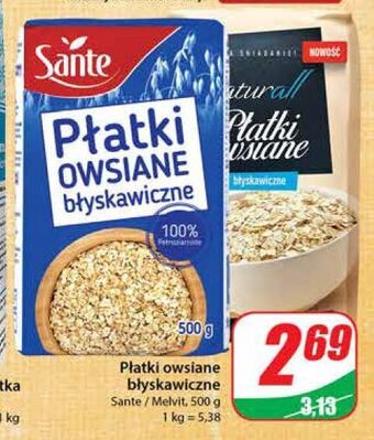 Dino Płatki owsiane błyskawiczne melvit oferta