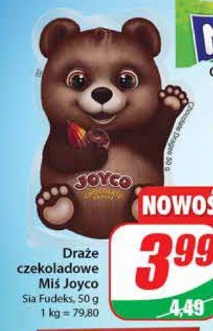 Dino Draże czekoladowe miś joyco oferta