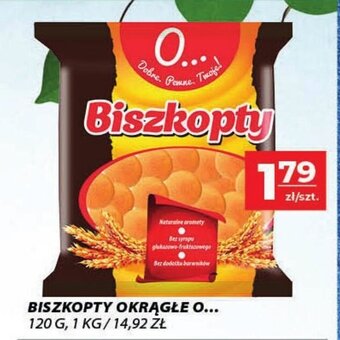 Biszkopty okrągłe O... 120 g
