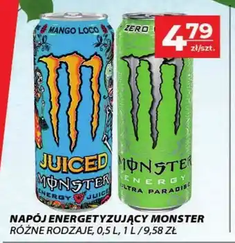 Top Market Napój energetyzujący Monster 0,5 l oferta